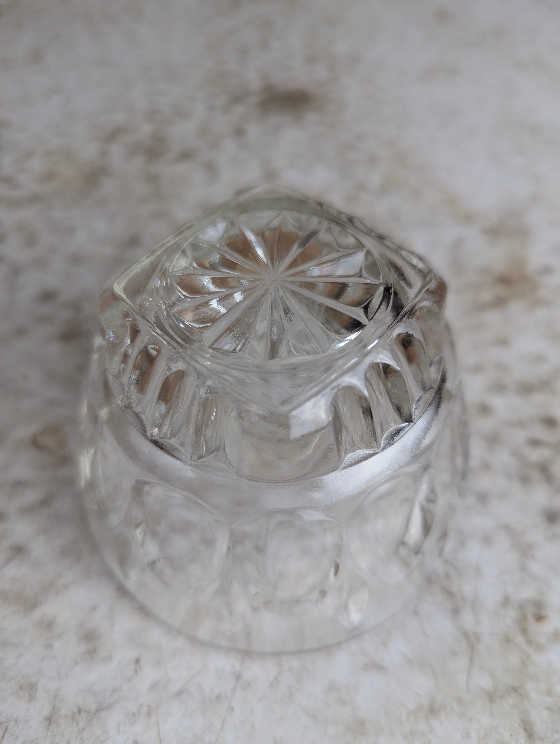 Vintage Small Pressed Glass Bowl - view 3