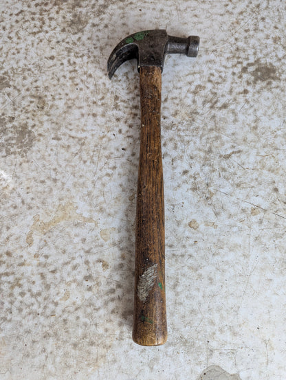 Vintage Small Stanley Plumb Claw Hammer