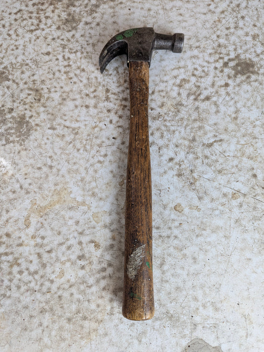 Vintage Small Stanley Plumb Claw Hammer