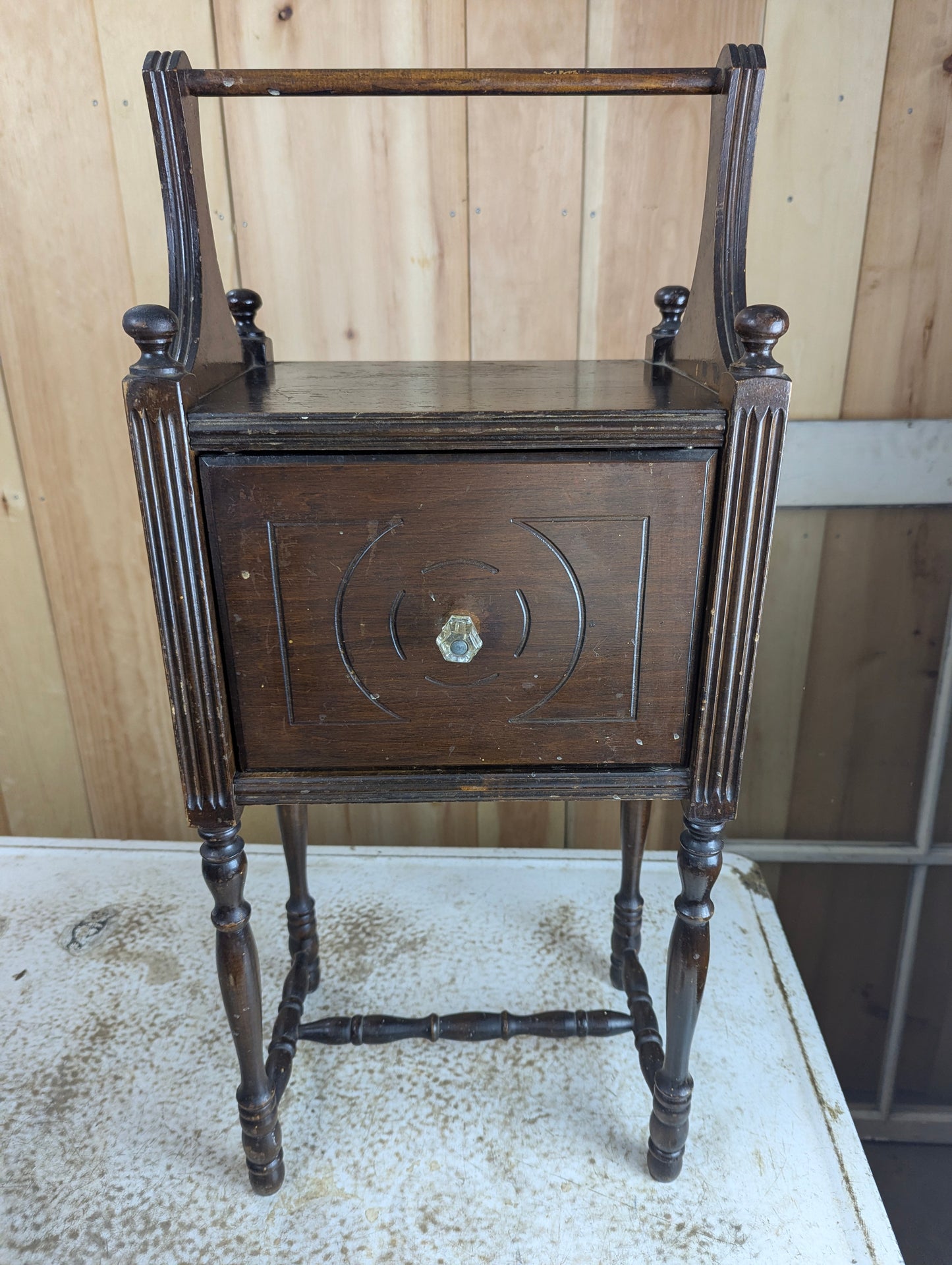 Vintage Smoker's Cabinet