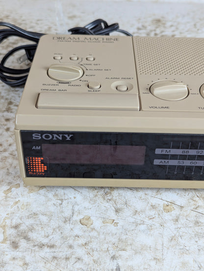 Vintage Sony Dream Machine Clock Radio Model ICF-C2W - view 2
