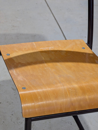 Vintage Stackable Wood Chair - view 2