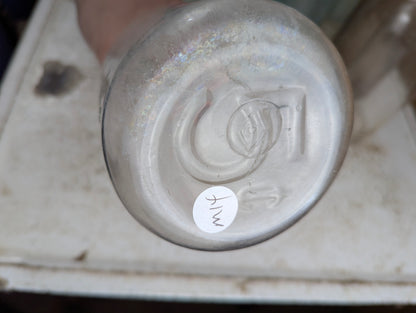 Vintage Store K 5 Cent Quart Milk Bottle - view 4