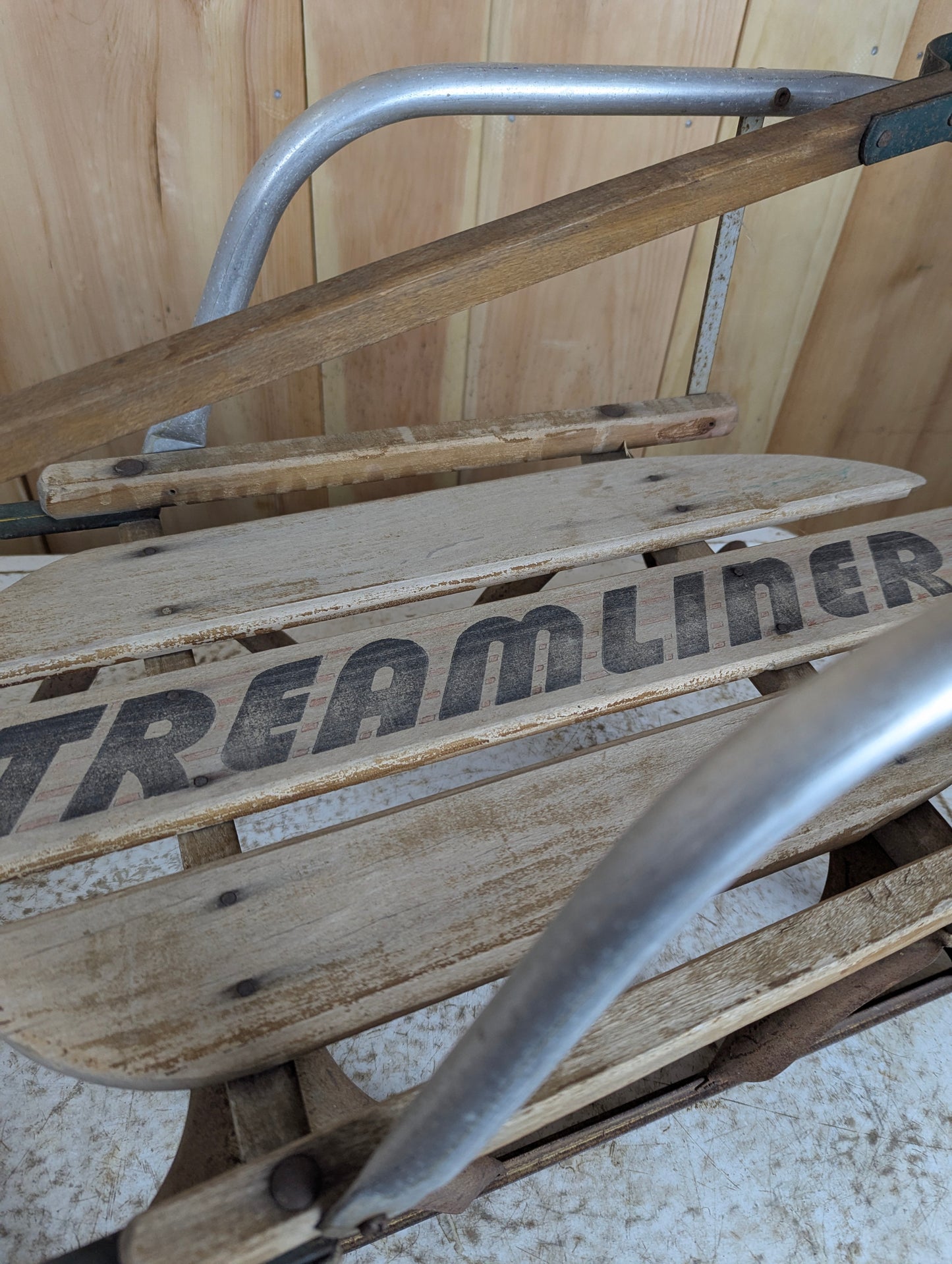 Vintage Streamliner Sled - view 2
