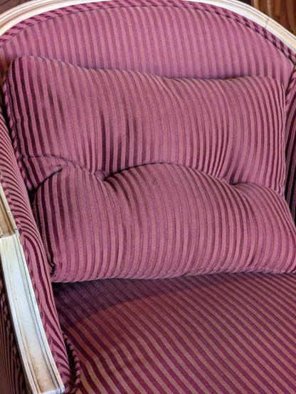 Vintage Striped Chaise Lounge - view 5