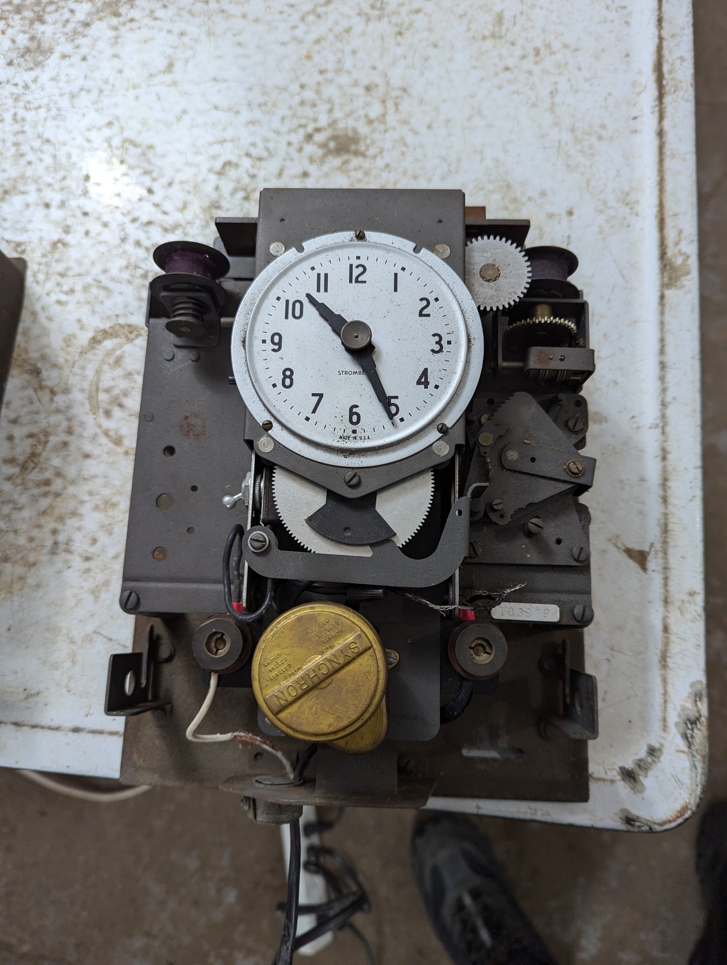 Vintage Stromberg Punch Clock - view 2