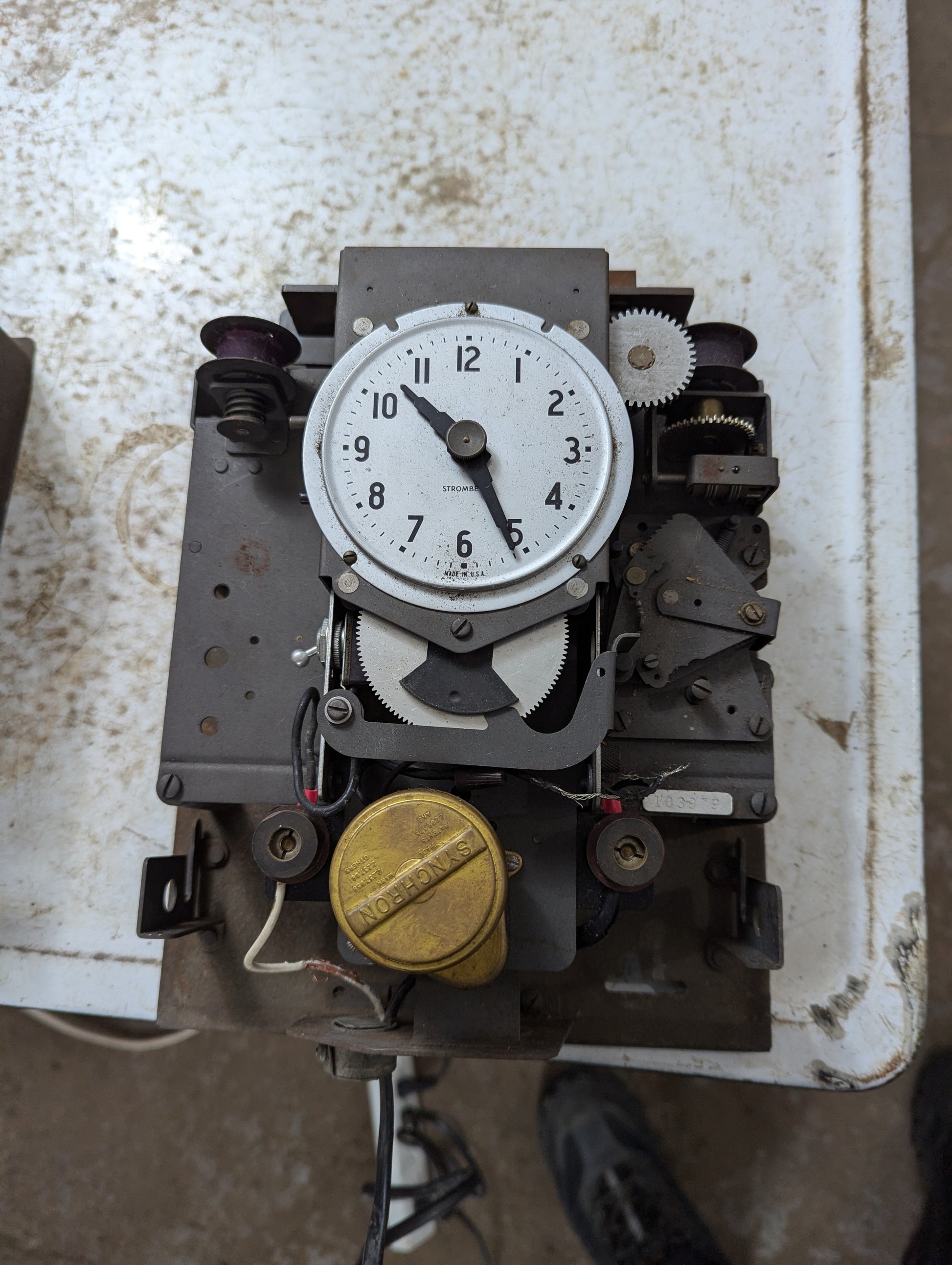 Vintage Stromberg Punch Clock - view 2
