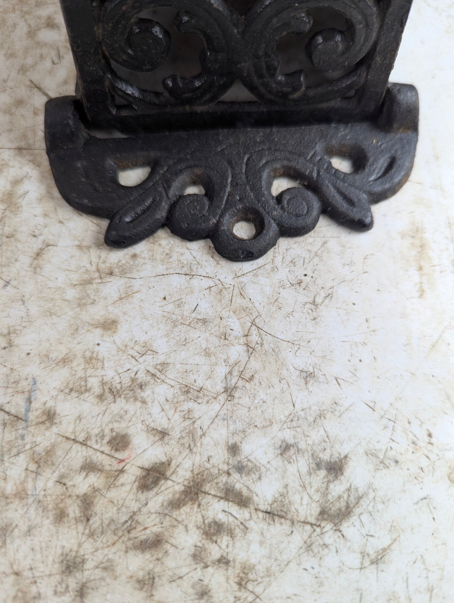 Vintage Style Cast Iron Wall-Mount Match Holder - view 2