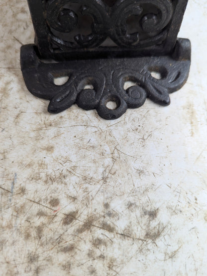 Vintage Style Cast Iron Wall-Mount Match Holder - view 2