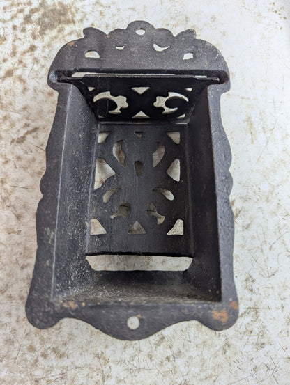 Vintage Style Cast Iron Wall-Mount Match Holder - view 3