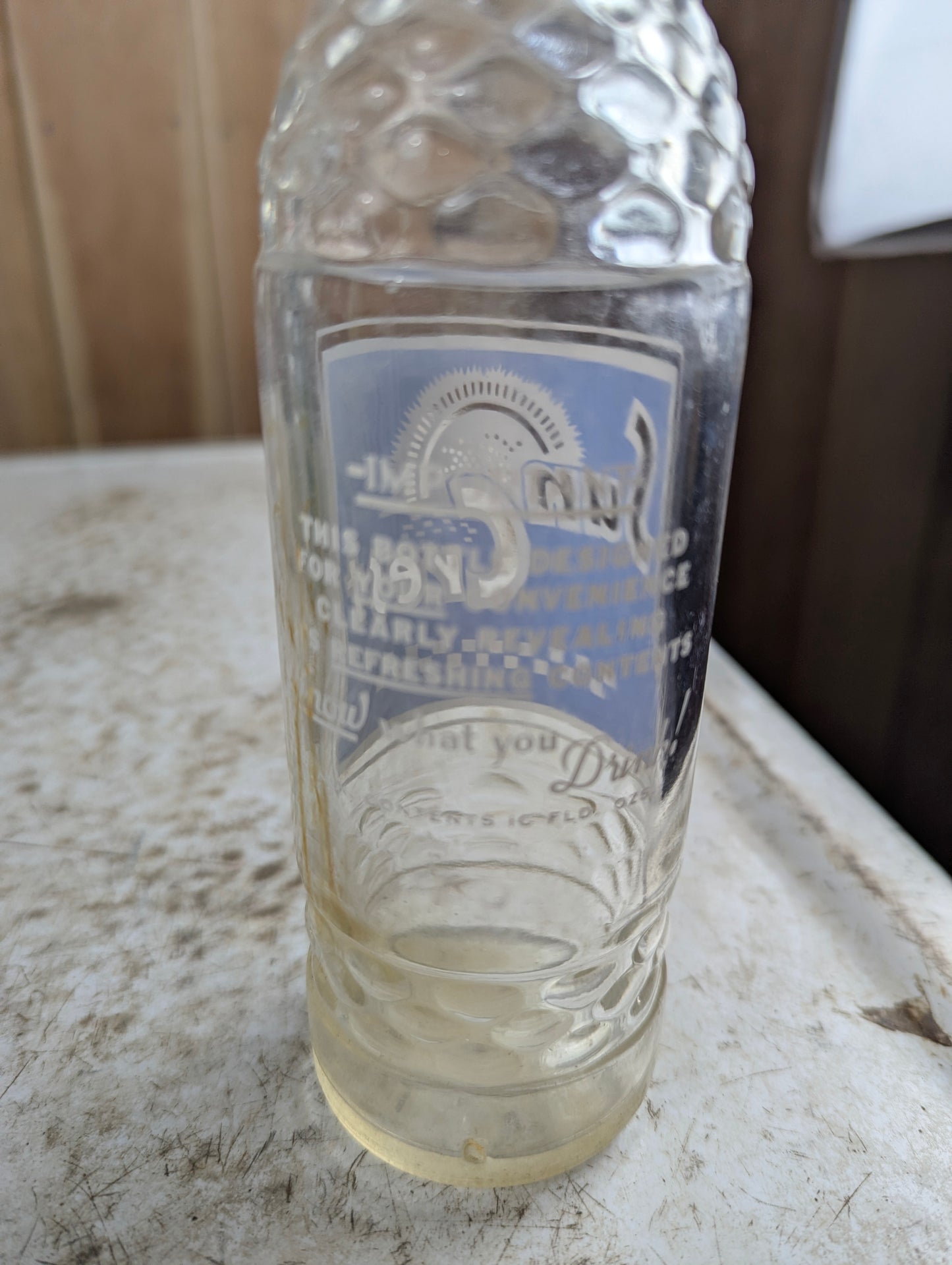 Vintage Sun Crest 10oz ACL Soda Bottle - view 3