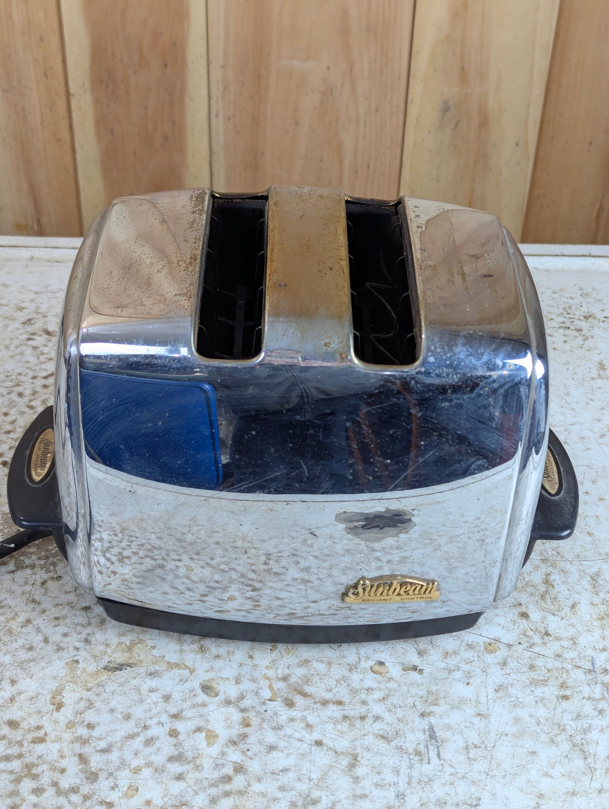 Vintage Sunbeam Radiant Control Model T-35 2-Slice Toaster - Working