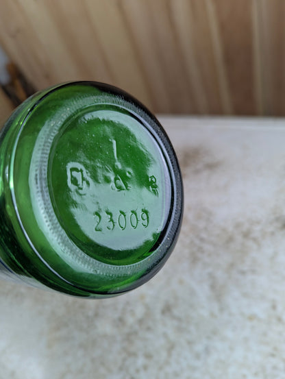 Vintage The Pop People Green Glass 30 oz Soda Bottle - view 3