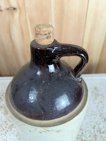 Vintage Two-toned Stoneware Jug - view 3