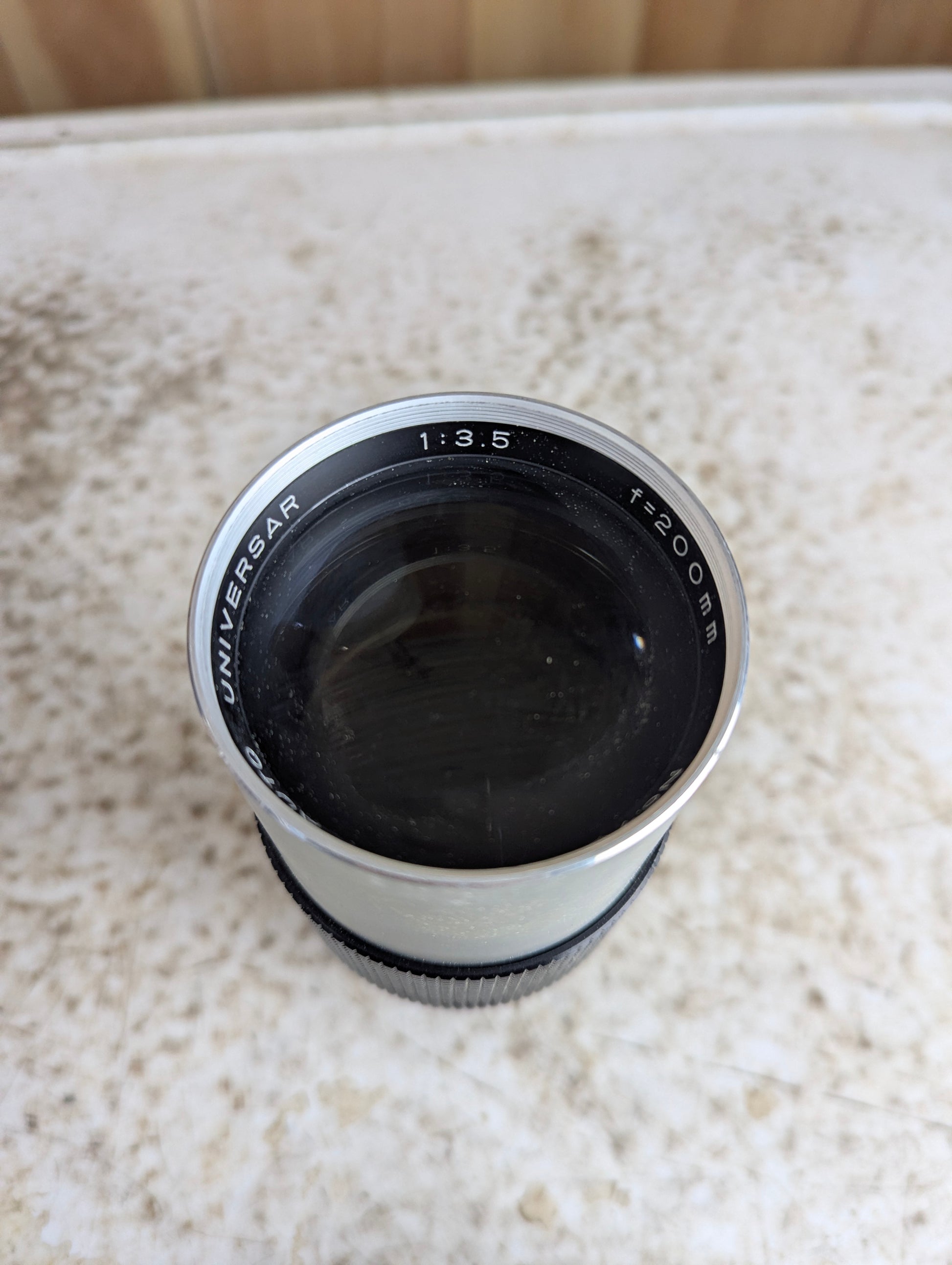 Vintage Universar Auto 200mm f/3.5 Telephoto Camera Lens with Case - view 2