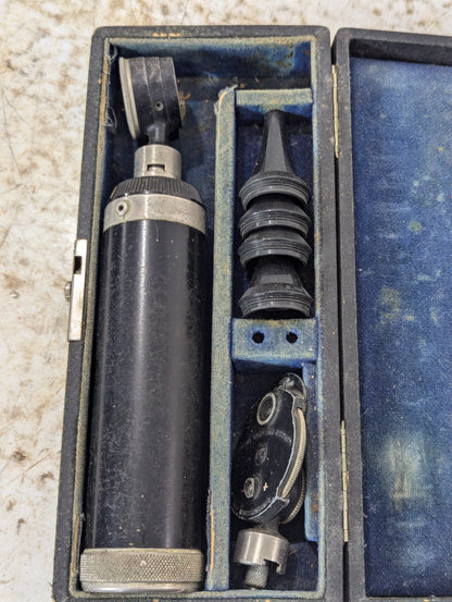 Vintage Wappler Opthalmoscope in Leather Case