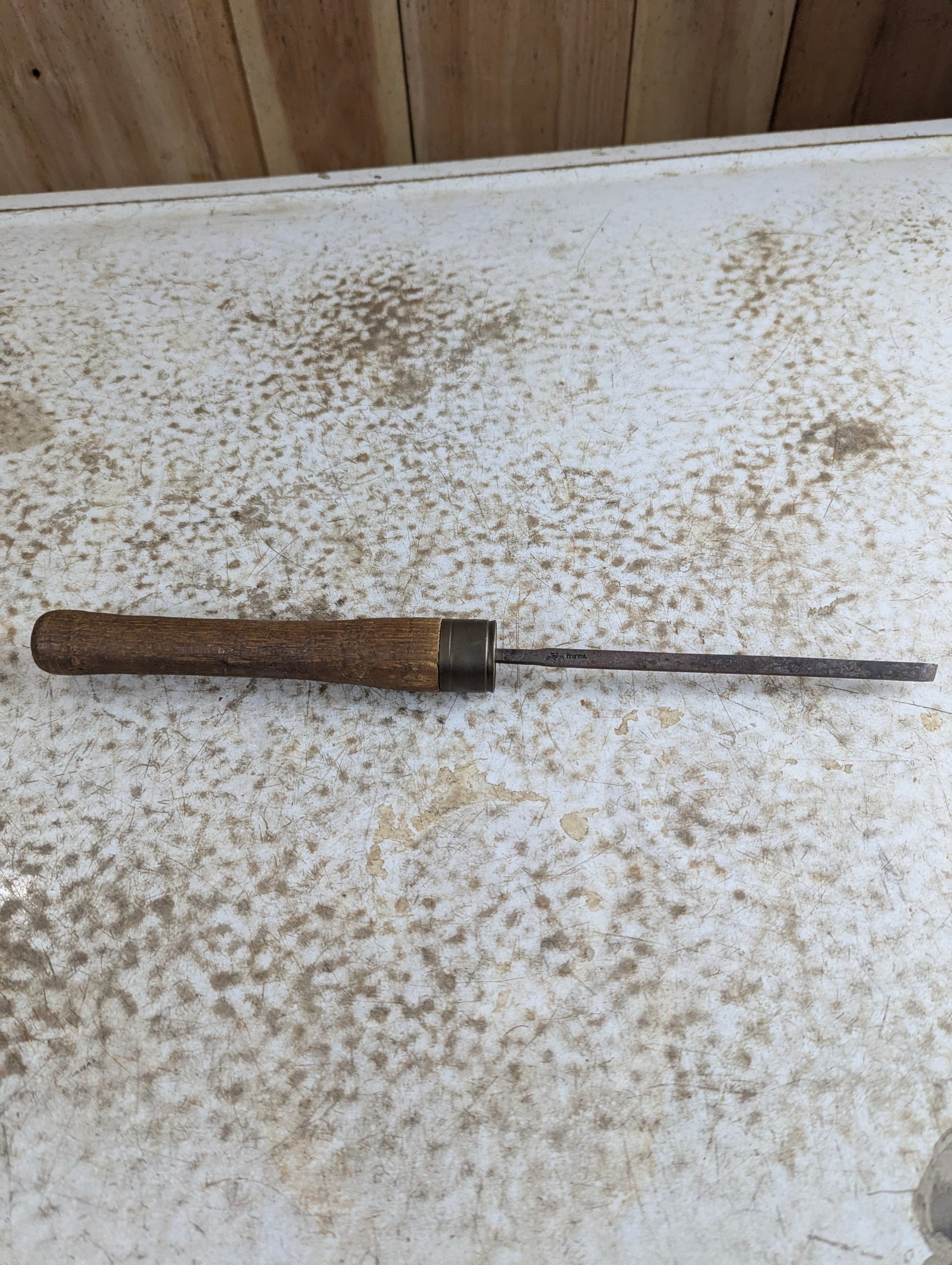 Vintage Ward Cast Steel 13" 1/4" Wide Chisel