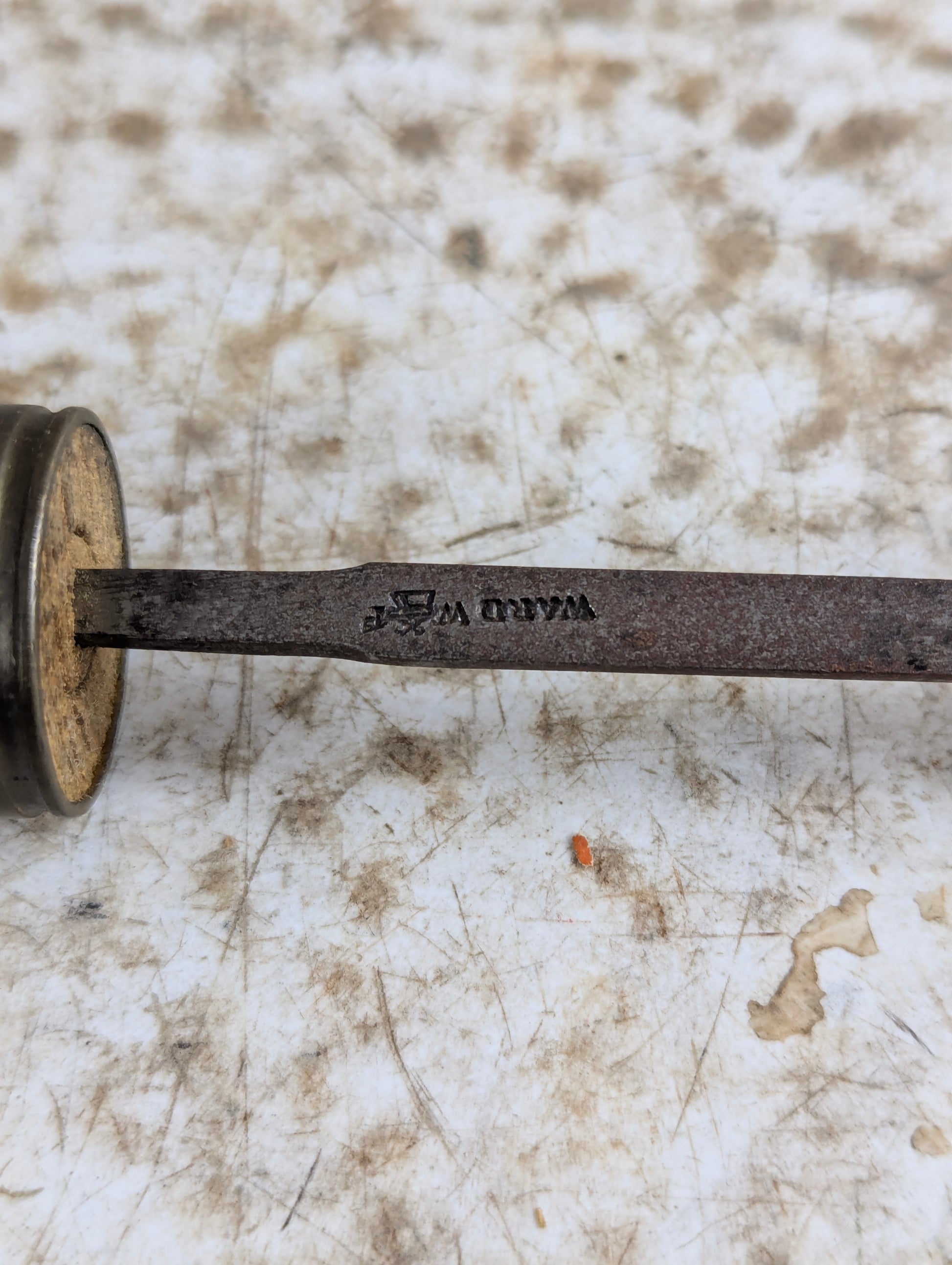 Vintage Ward Cast Steel 13" 1/4" Wide Chisel - view 2