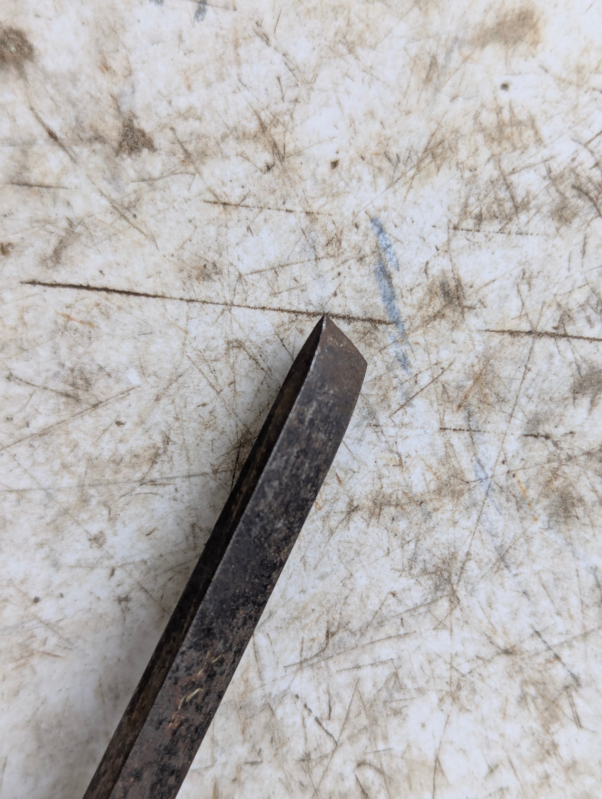 Vintage Ward Cast Steel 13" 1/4" Wide Chisel - view 5