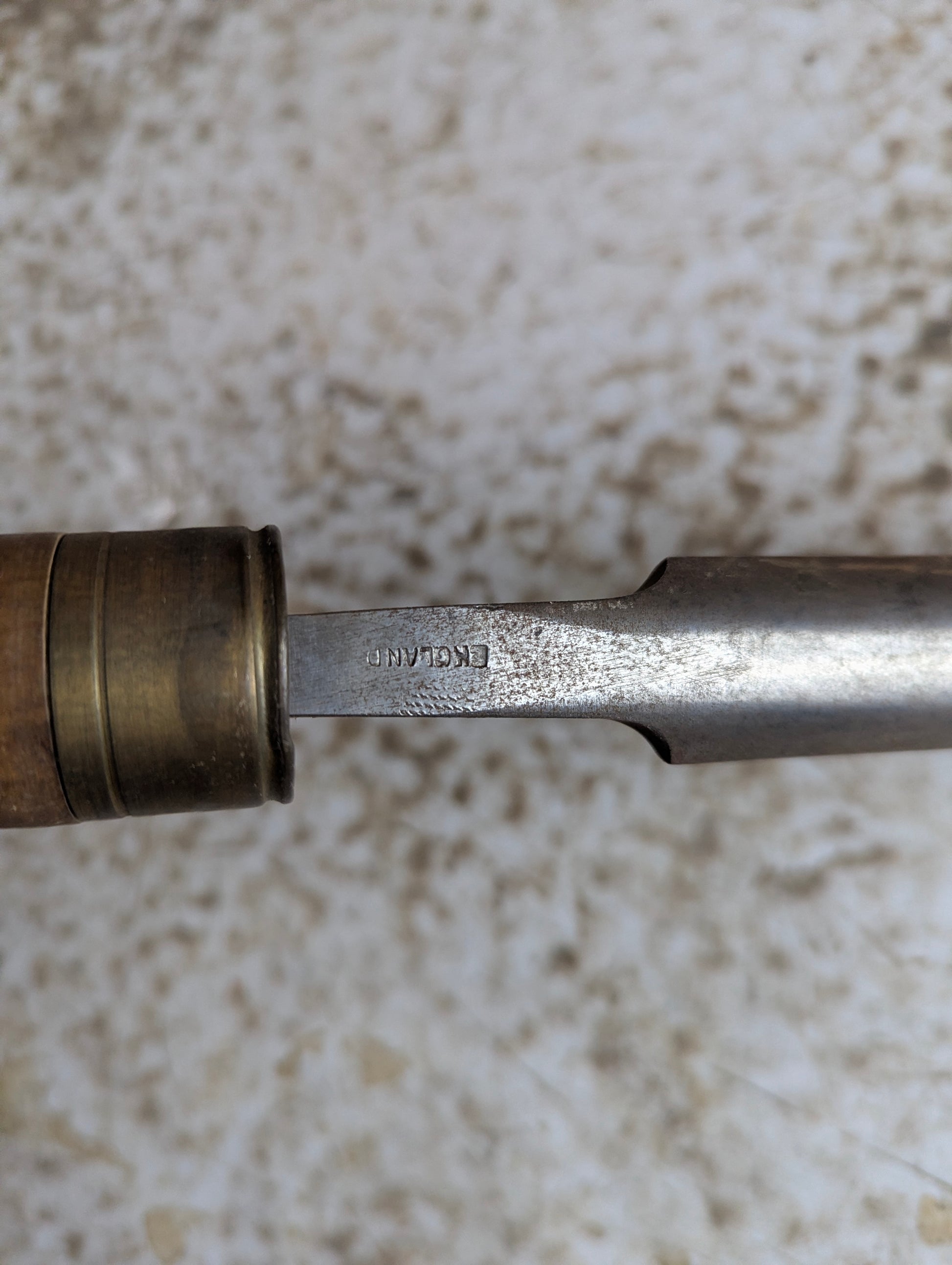 Vintage Ward Cast Steel 14 1/2" 1" Wide Gouge Chisel - view 3
