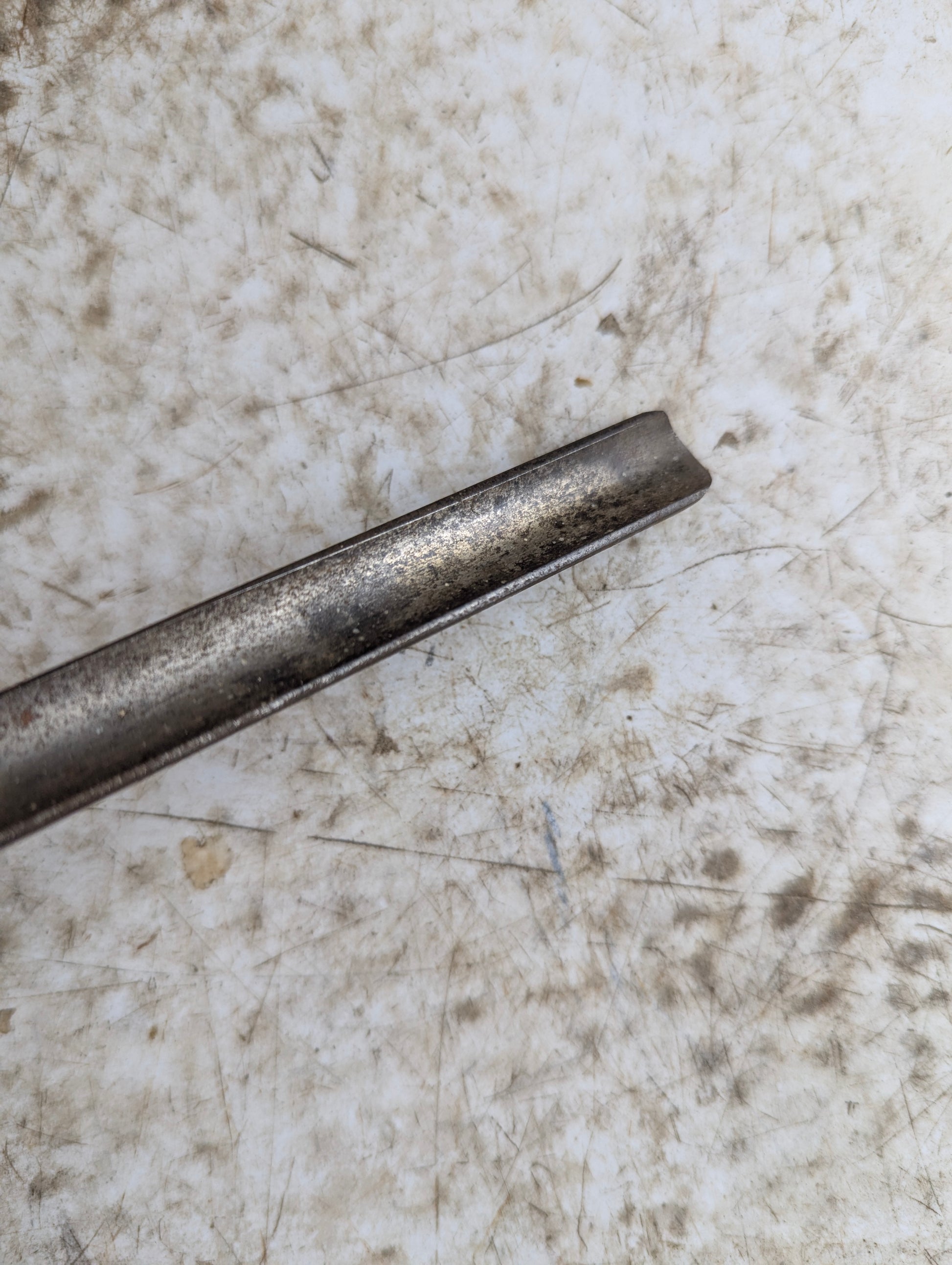 Vintage Ward Cast Steel 14" 1/2" Wide Gouge Chisel - view 3