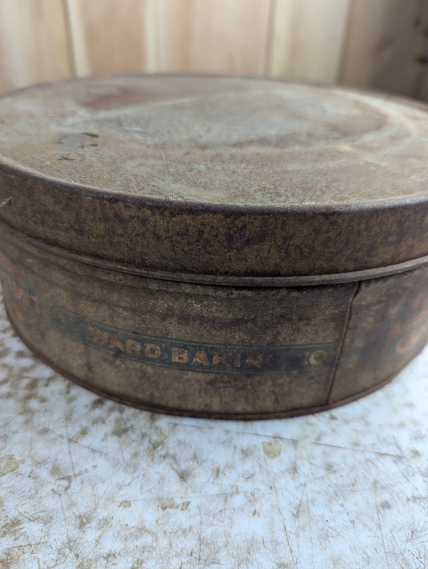 Vintage Ward's Paradise Fruit Cake Tin - view 4