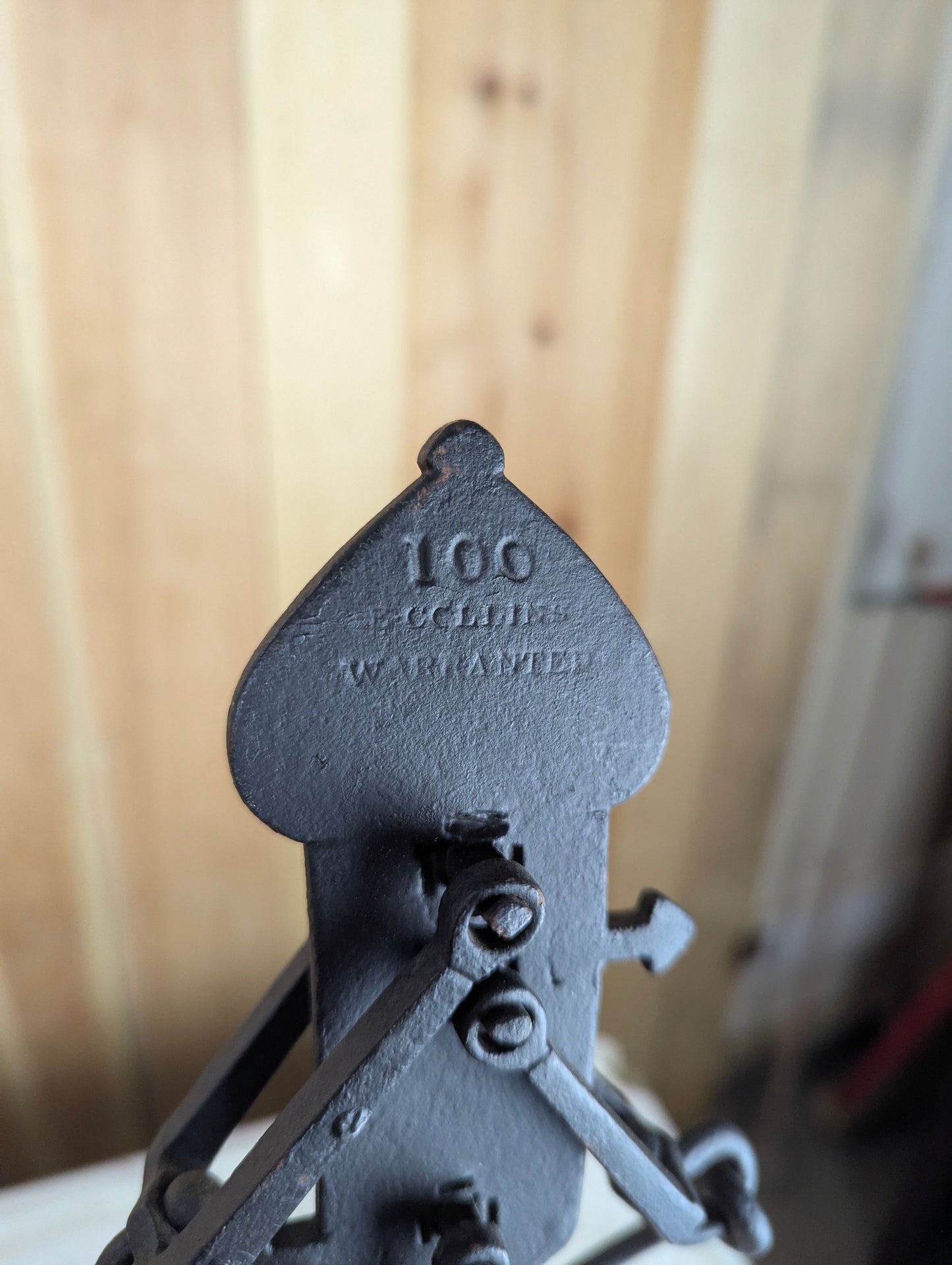 Vintage Warren 1200 lb Hanging Balance Scale - view 9