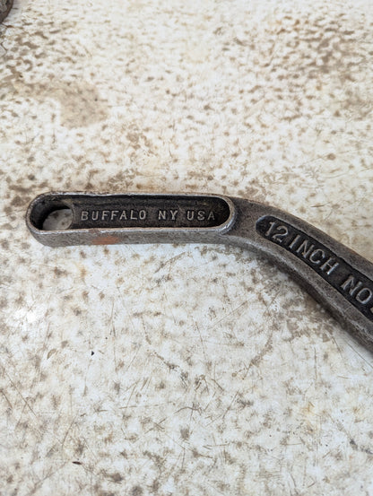 Vintage Westcott No. 82 Curved 12-Inch Adjustable Wrench - view 2