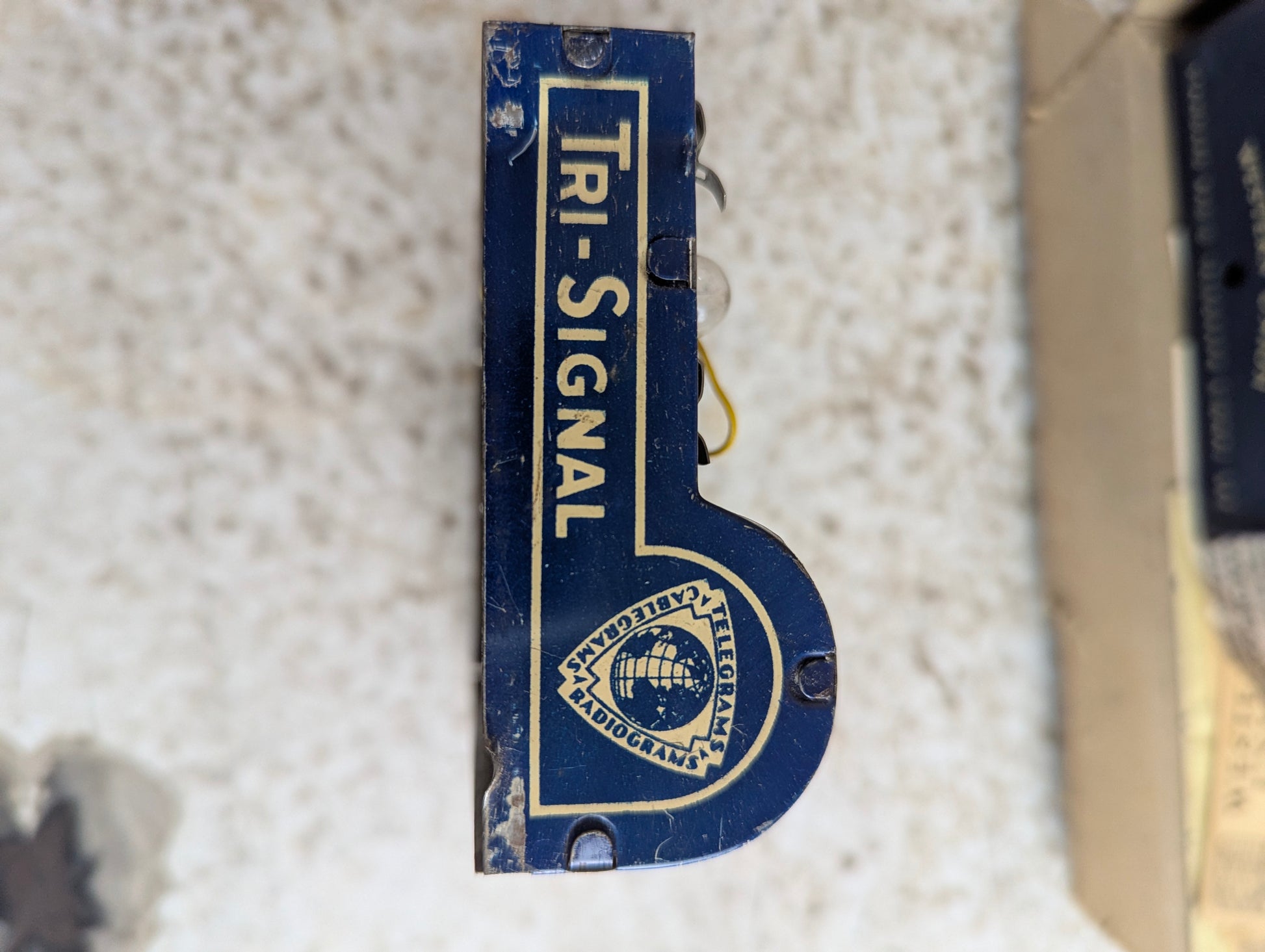 Vintage Western Union Standard Radio Telegraph Signal Set Toy with Box - view 6
