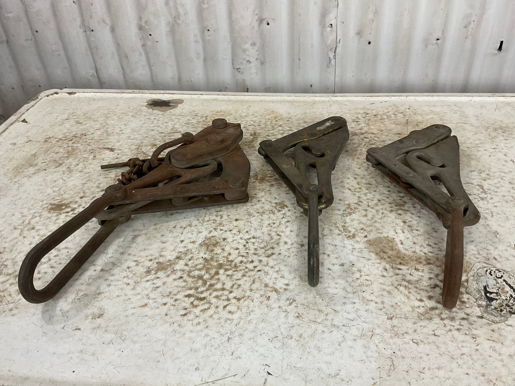Vintage Wire and Cable Pullers - view 2