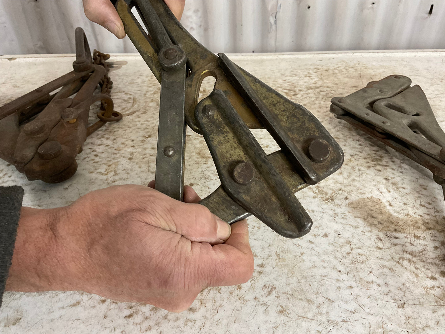 Vintage Wire and Cable Pullers - view 3