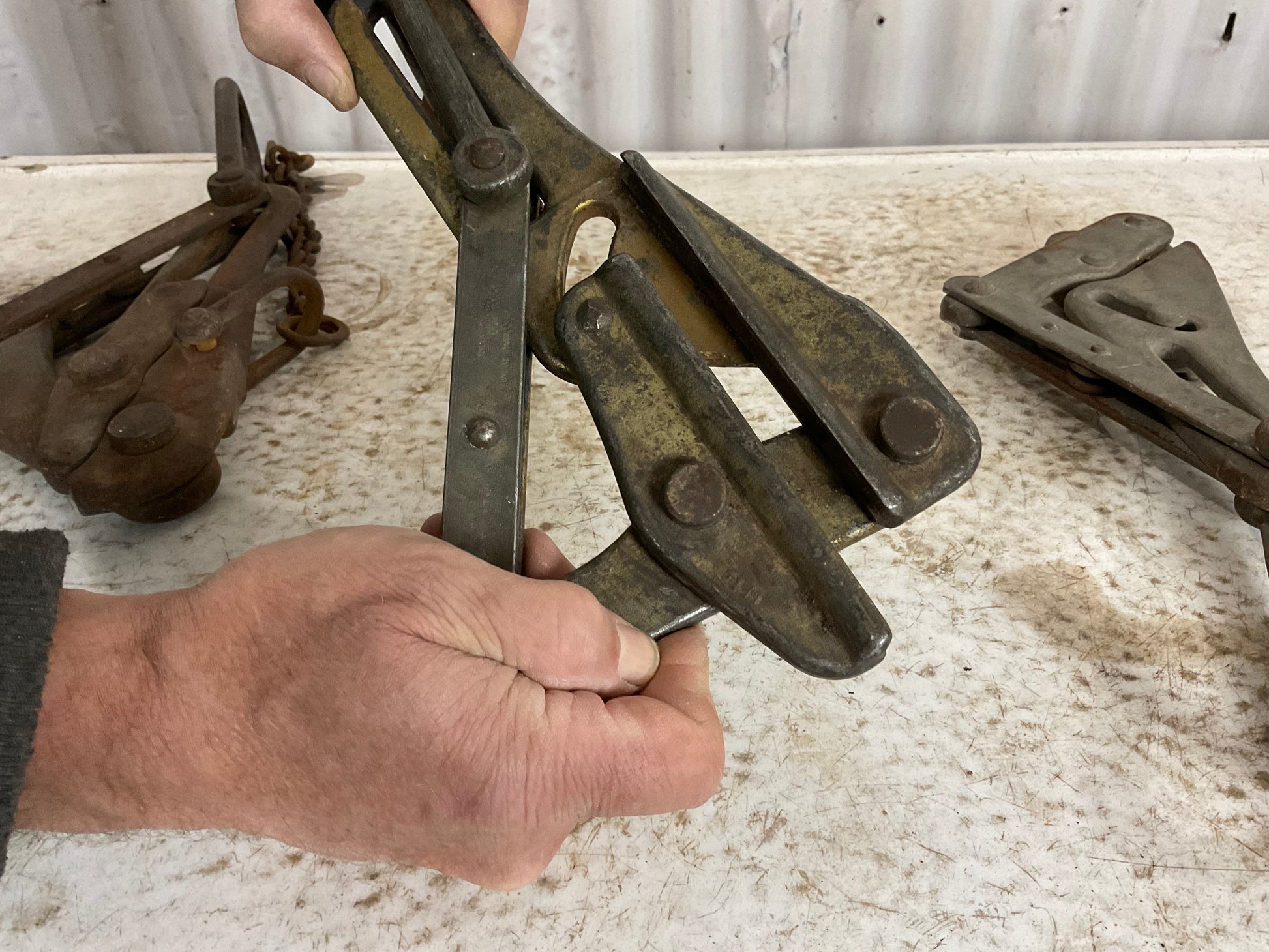Vintage Wire and Cable Pullers - view 3