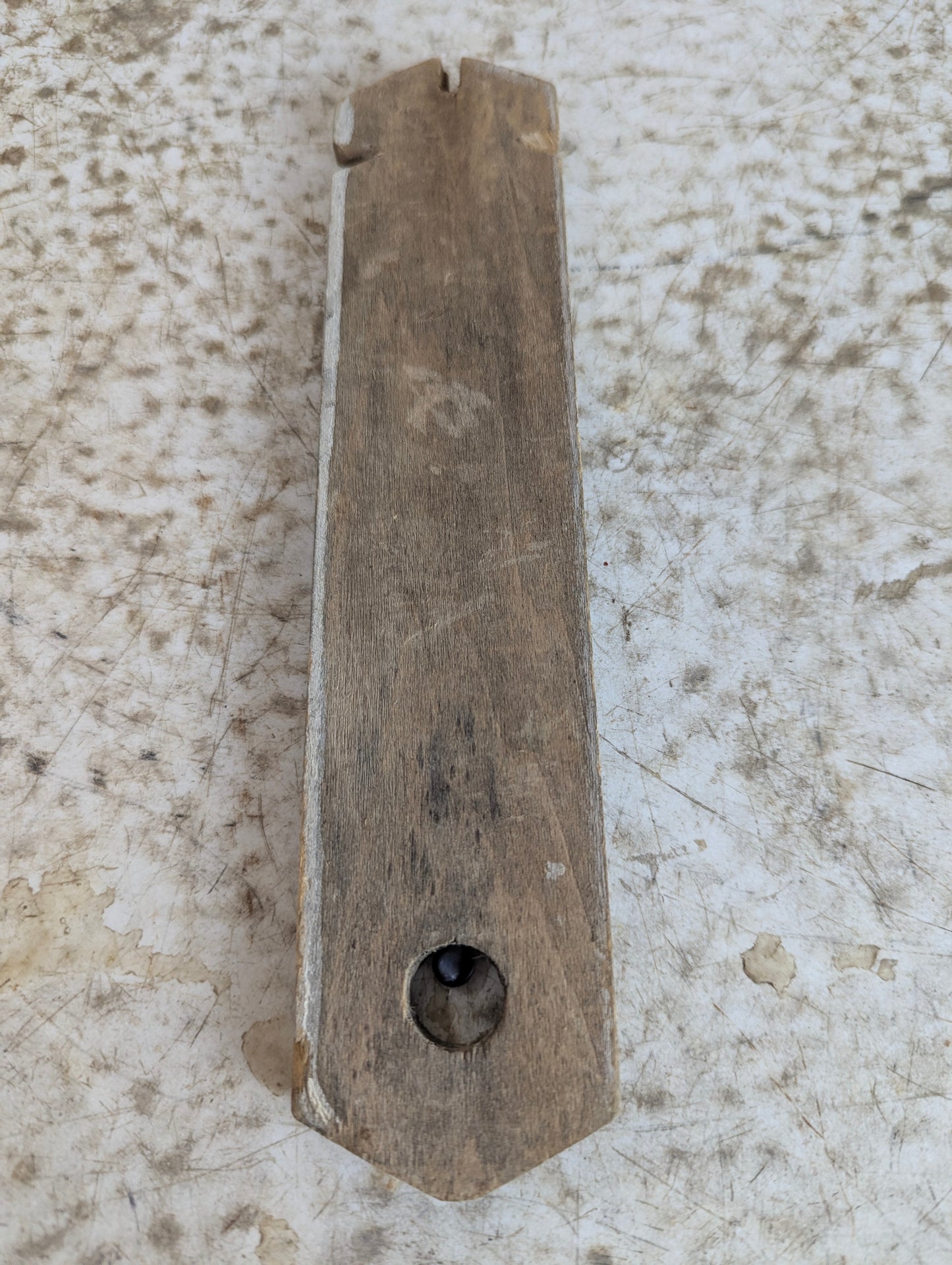Vintage Wood Fahrenheit Thermometer - view 2