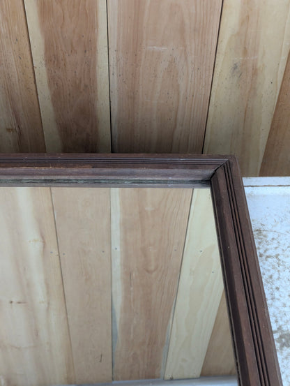 Vintage Wood Framed Mirror - view 2