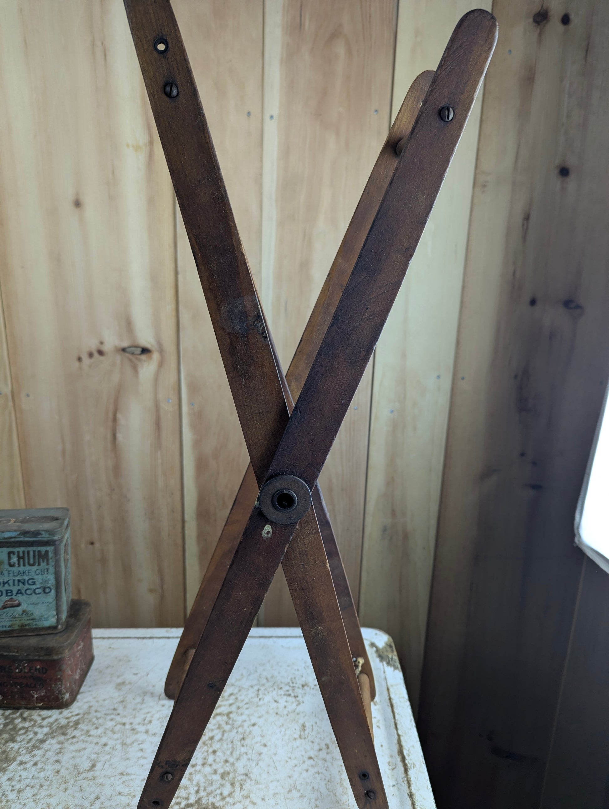 Vintage Wood Yarn Swift - view 6
