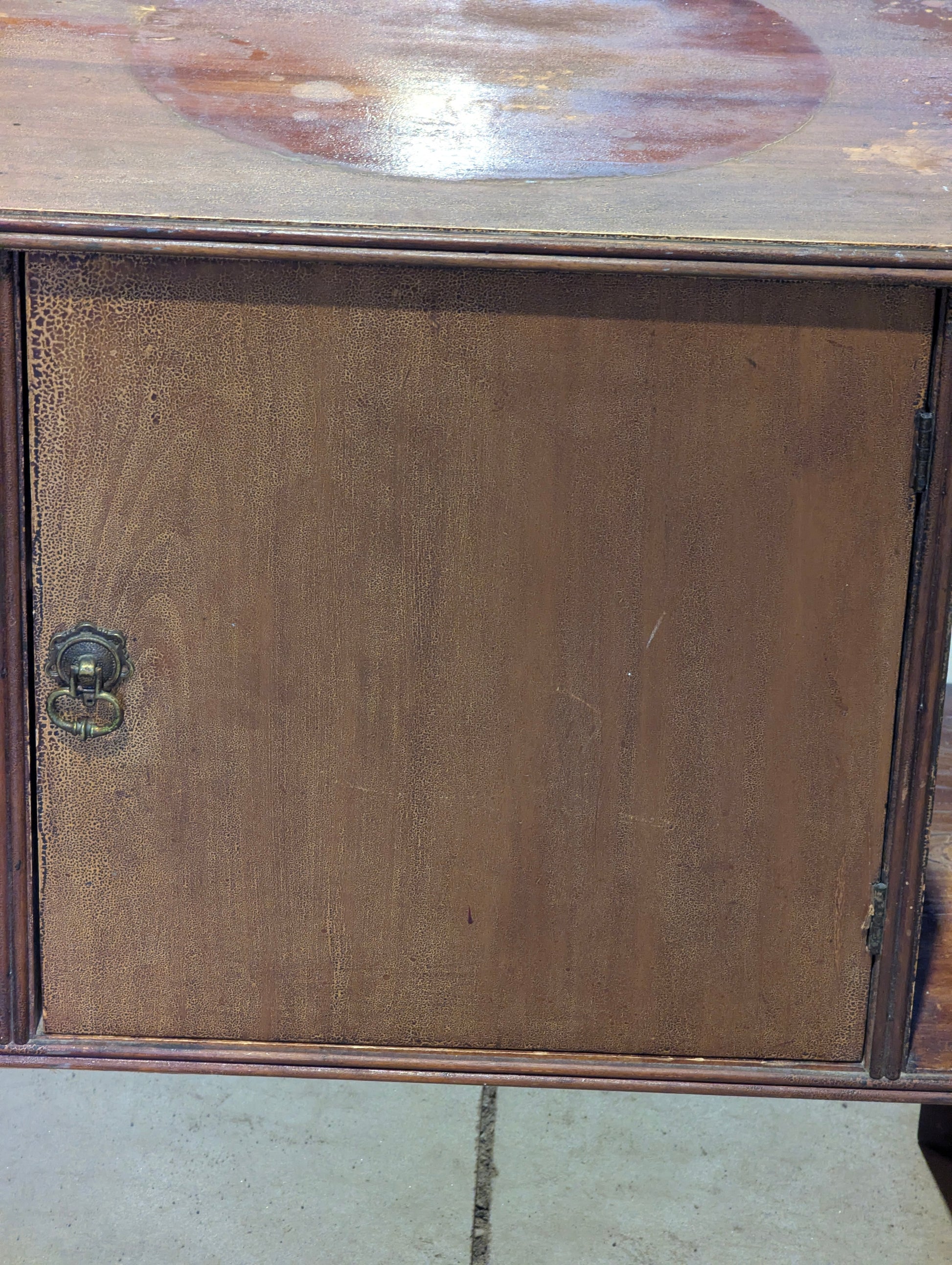Vintage Wooden Humidor Smokers Cabinet - view 2