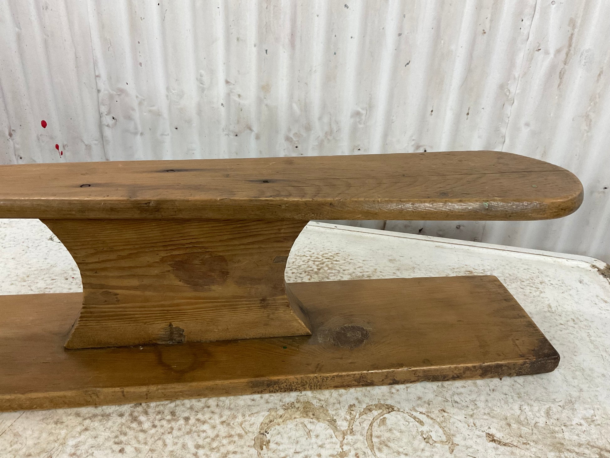 Vintage Wooden Portable Ironing Board - view 3