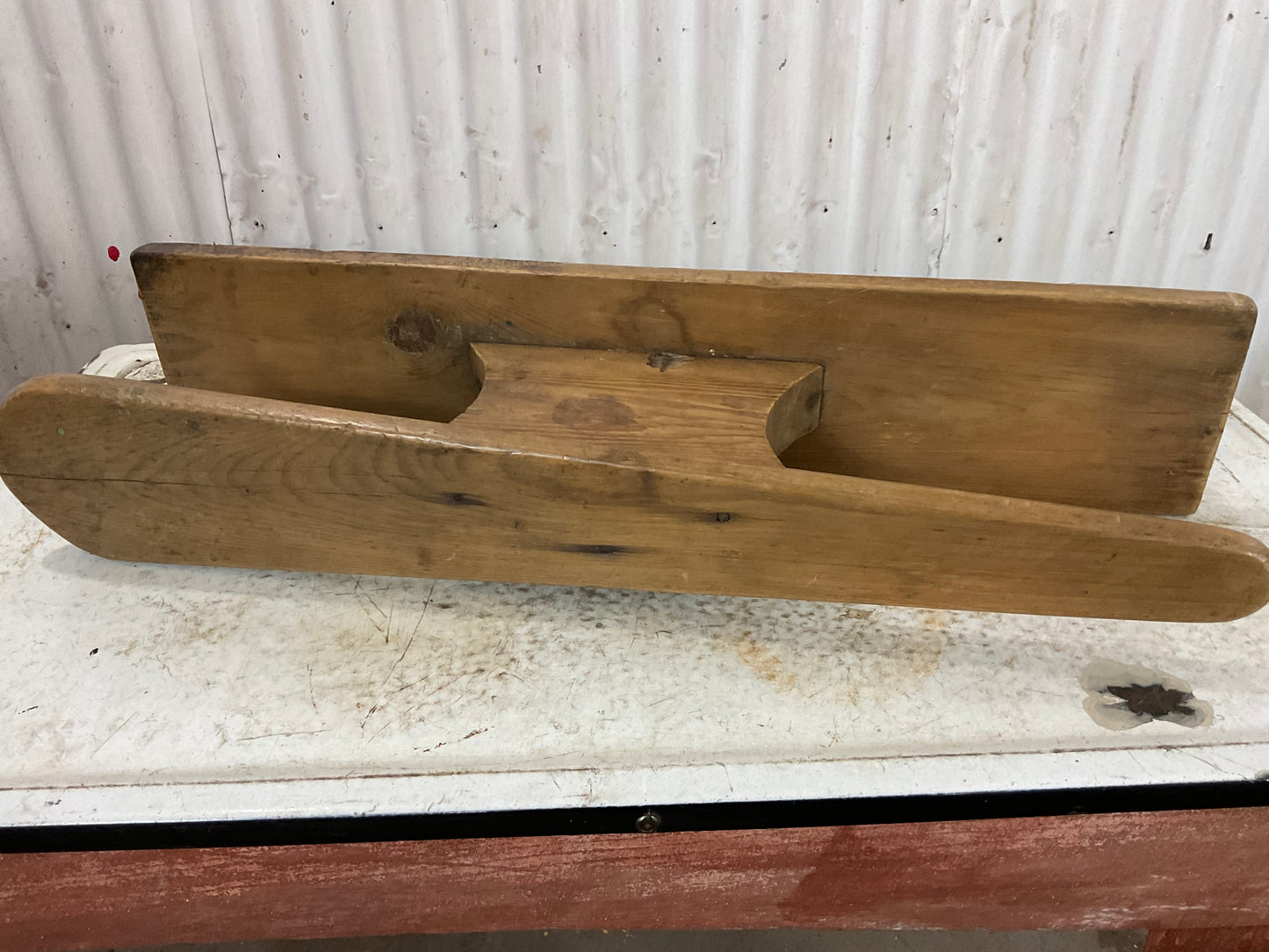 Vintage Wooden Portable Ironing Board - view 5