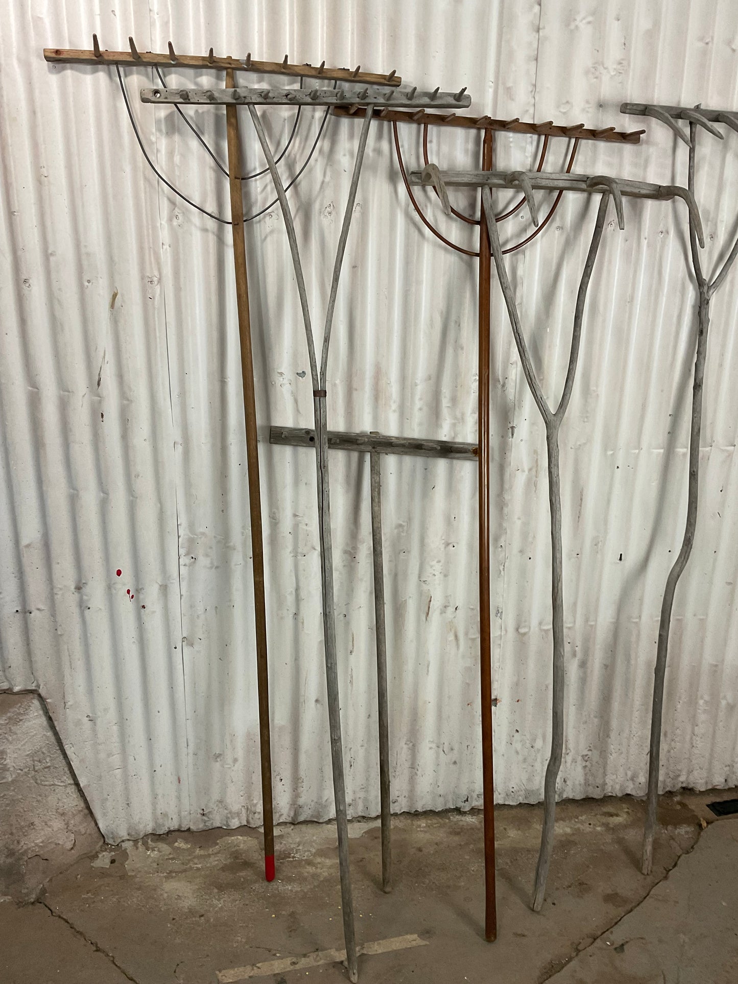 Vintage Wooden Rakes - view 4
