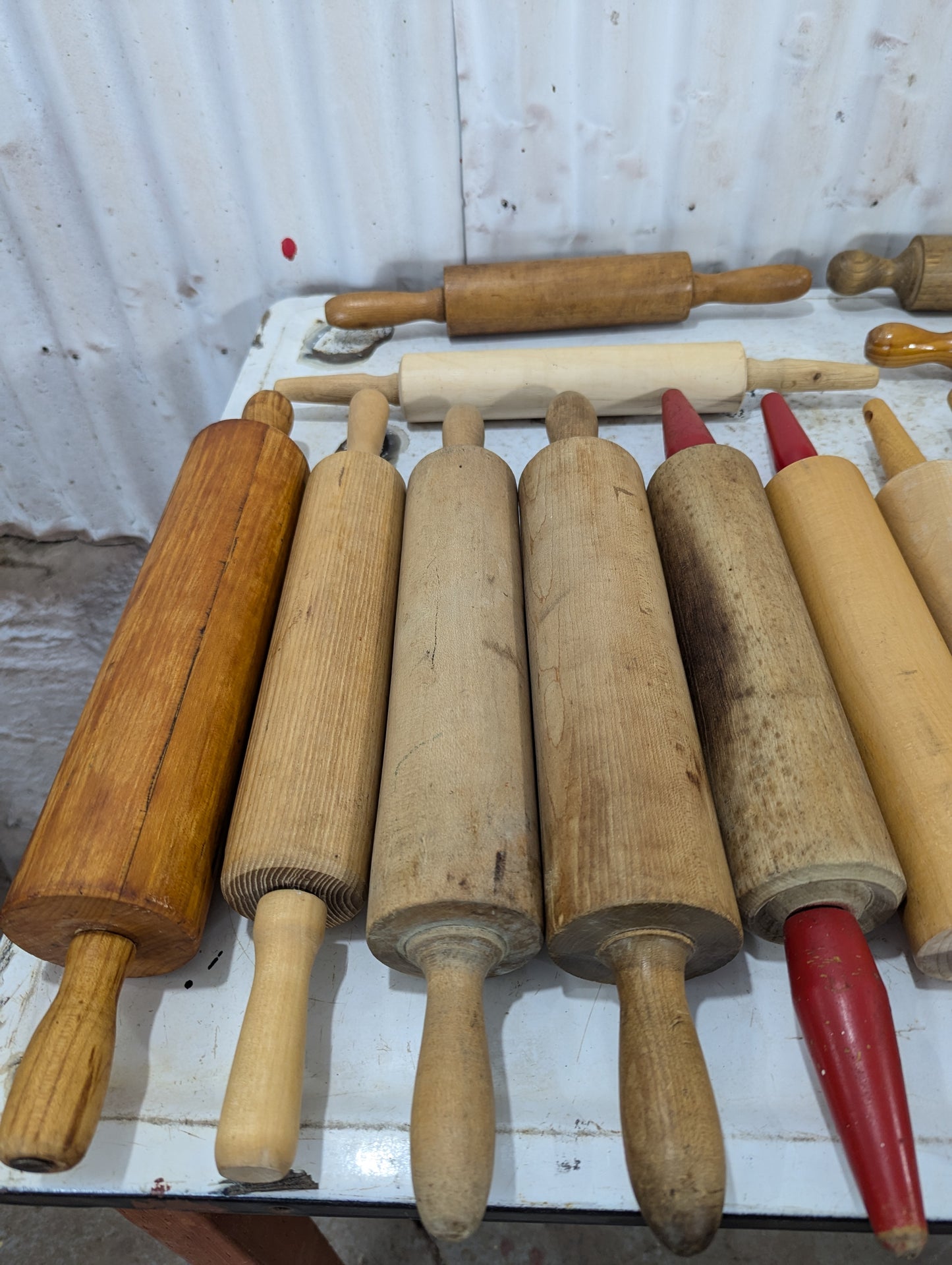Vintage Wooden Rolling Pins - view 2