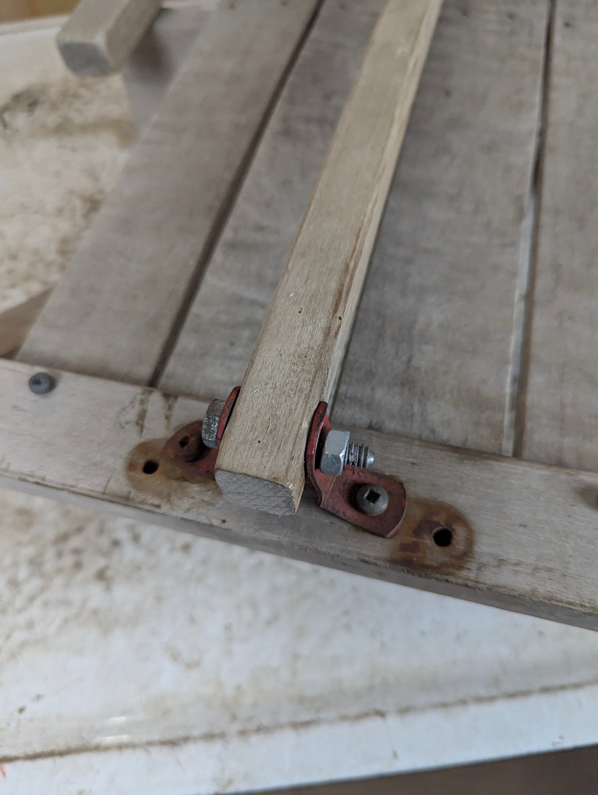 Vintage Wooden Sled - view 2