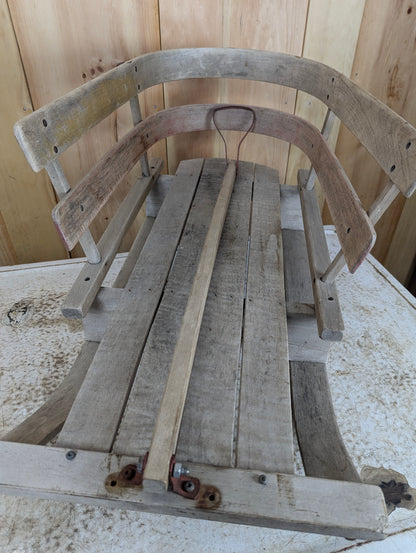 Vintage Wooden Sled - view 3