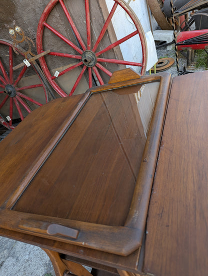 Vintage Wooden Tea Wagon with Removable Tray - view 5