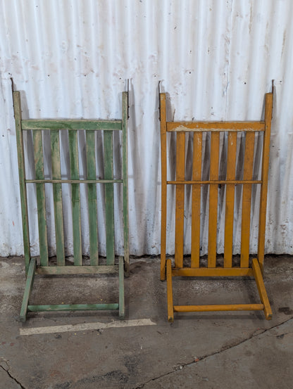 Vintage Wooden Washtub Bench Extensions - view 2