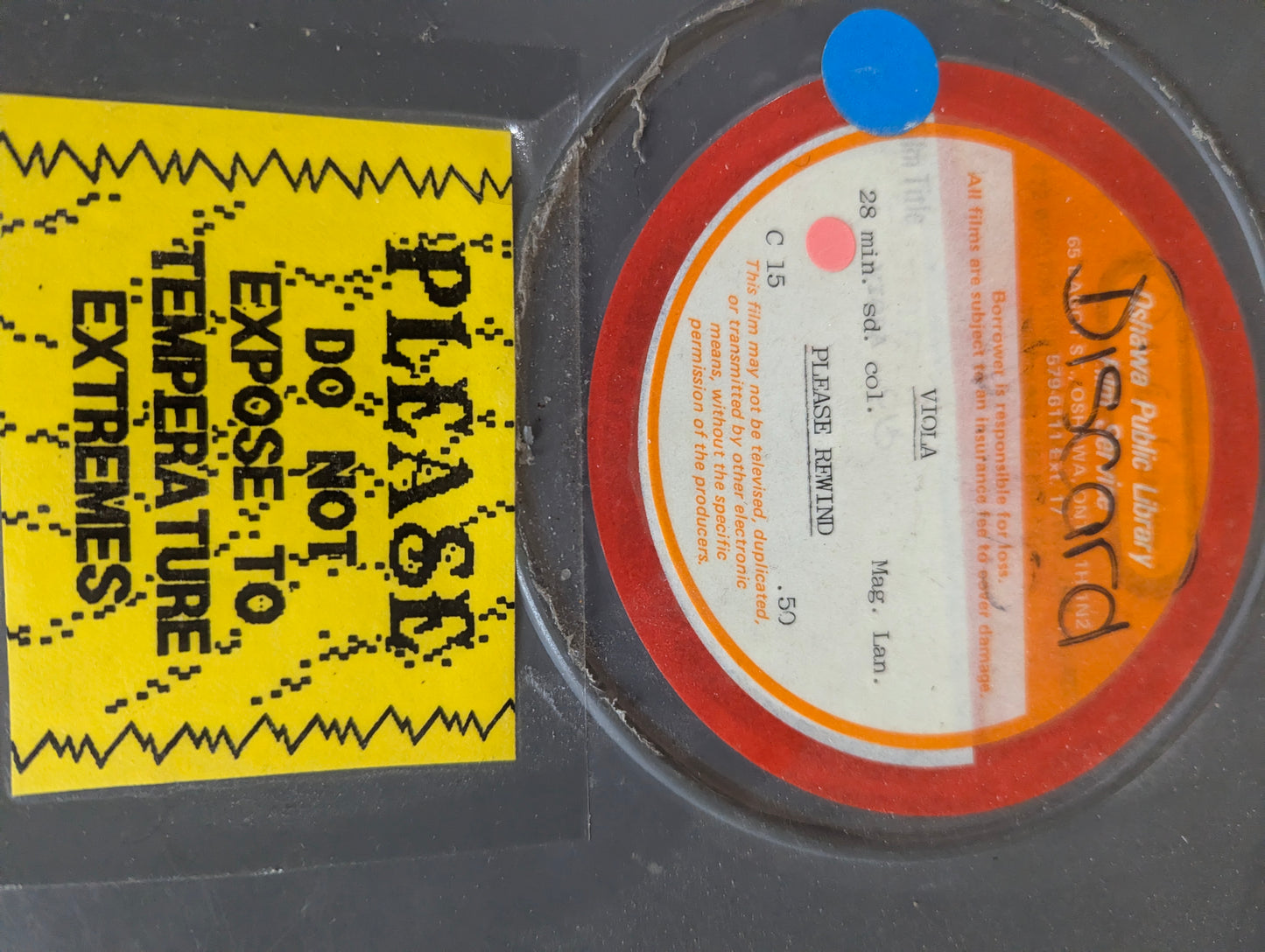 "Viola" Film on 12" Reel in Plastic Film Canister 16mm - view 2