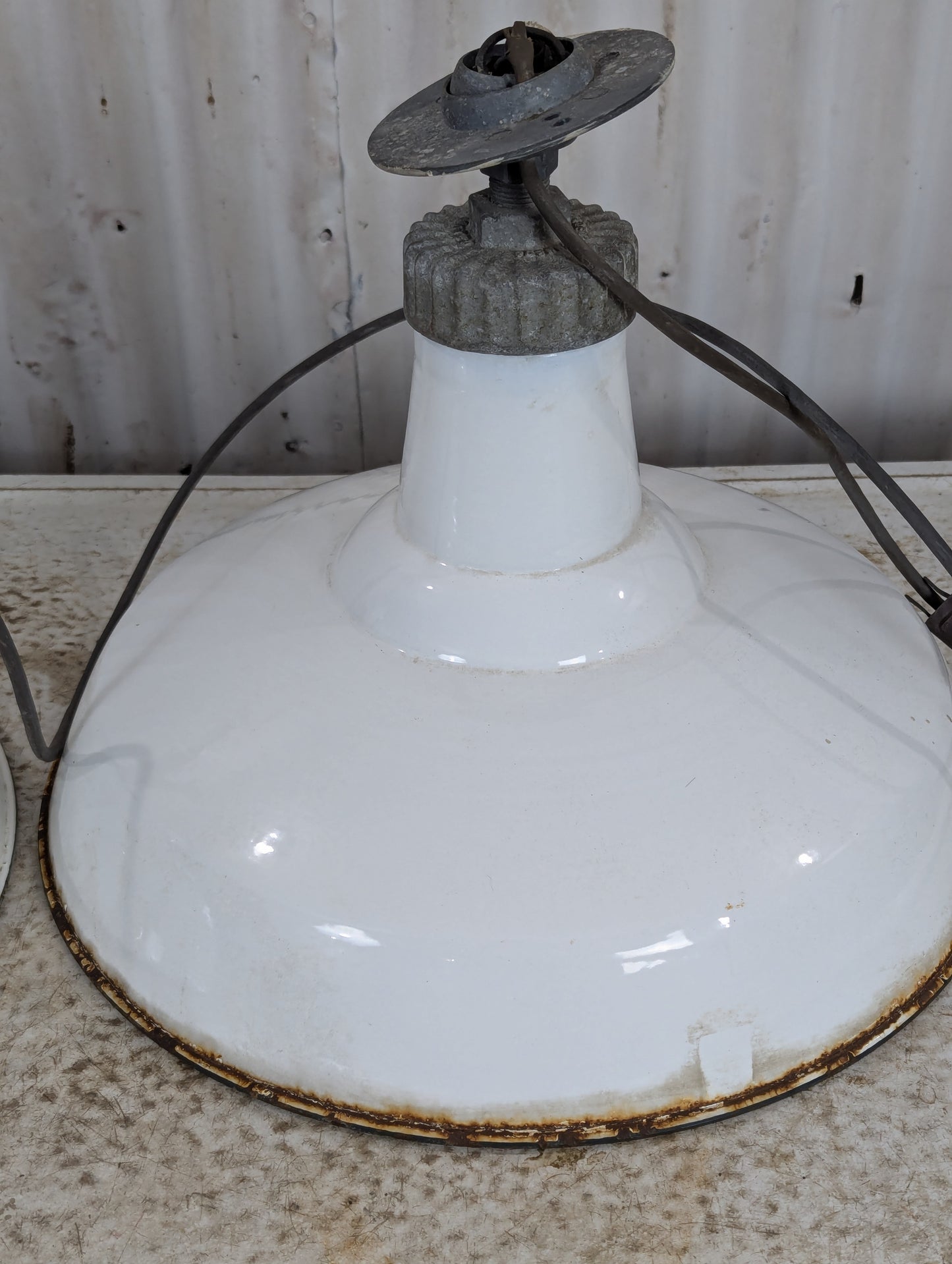 White Enamel Lights - view 3