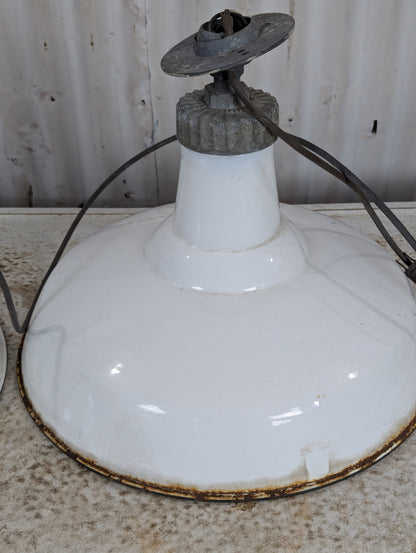 White Enamel Lights - view 3