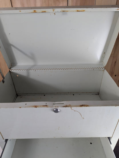 White Metal Cabinet - view 4
