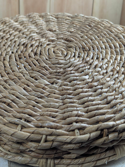 Wicker Woven 15" Serving Tray with Metal Handles - view 4