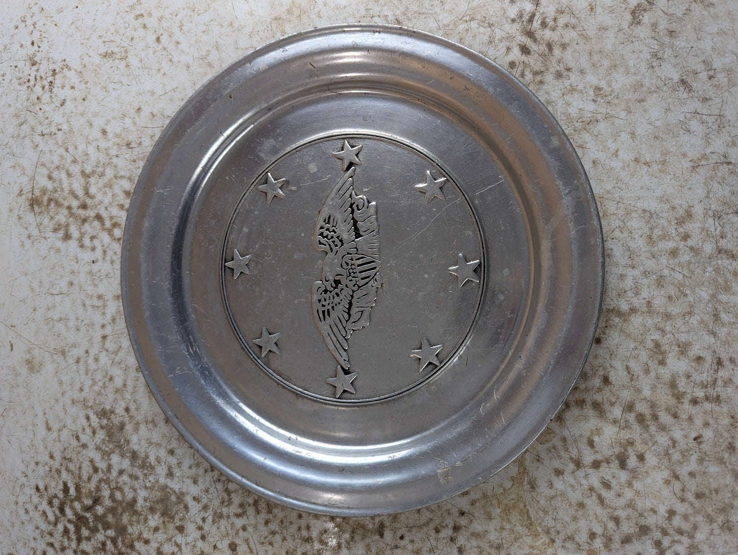 Wilton 11" Armetale Pewter Eagle Plate